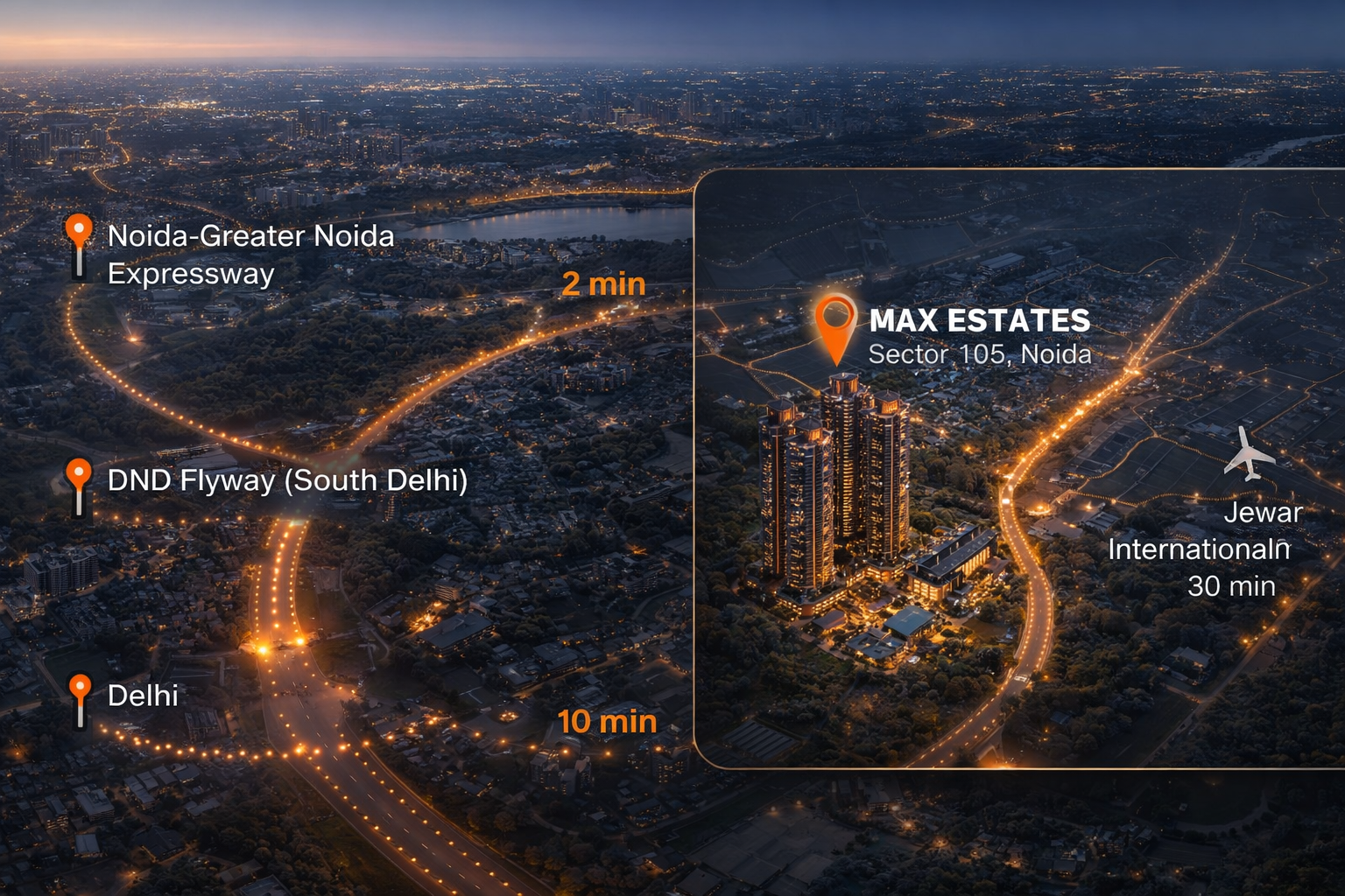 Max Estates Locations Connectivity